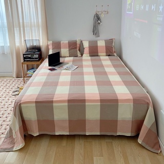 Bộ ga gối Cotton Nhật kẻ basic nhiều mầu 100% cotton