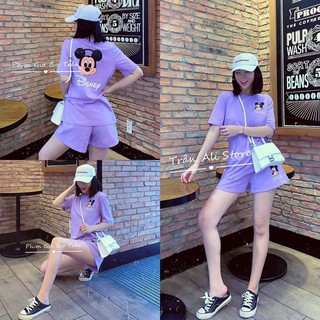 set mặc nhà đùi cotton cao cấp