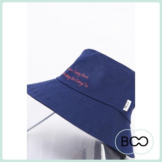 Mũ Bucket Đính Plastic Boo