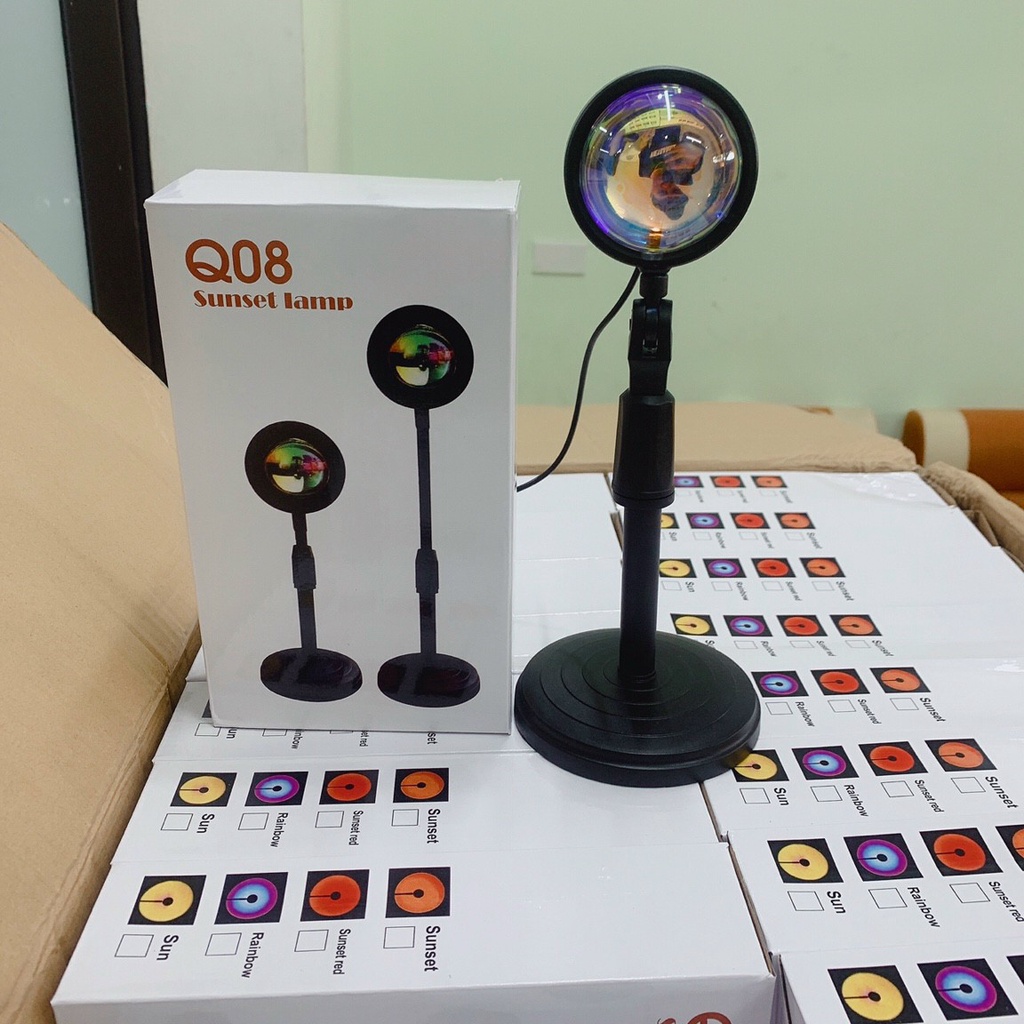 Đèn hoàng hôn 𝗦𝗜𝗘̂𝗨 𝗛𝗢́𝗧 𝗧𝗜𝗞𝗧𝗢𝗞 chuyển đổi  màu,đèn led trang trí chụp ảnh quay video livestream rất đẹp