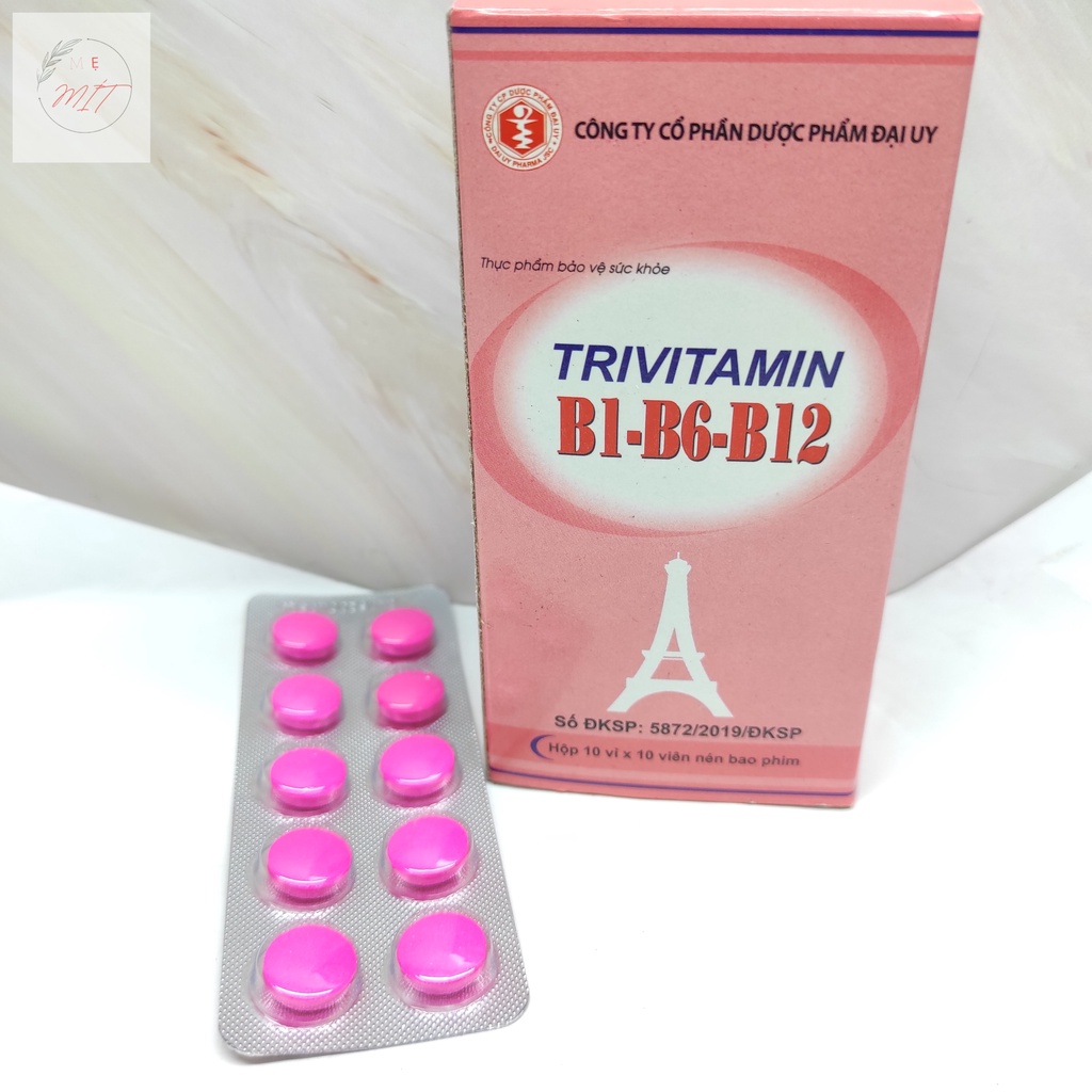 Trivitamin 3B - Bổ Sung Vitamin B1 - B6 - B12 Cho Cơ Thể