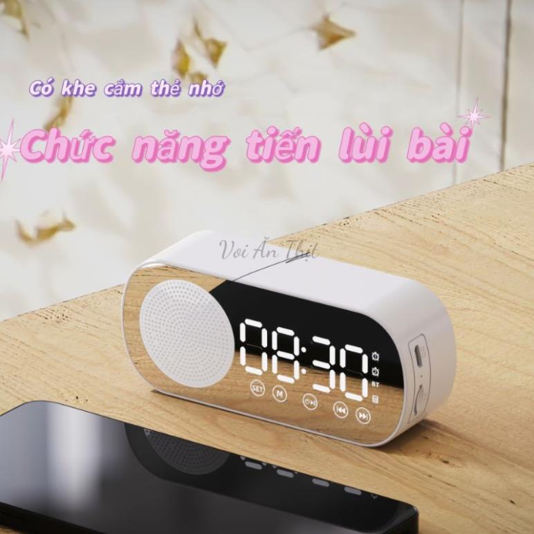 Đồng hồ LED (Có chức năng hẹn giờ) kiêm Loa Bluetooth Z7 (hỗ trợ sử dụng thẻ nhớ). Dùng trang trí, DECOR phòng làm việc