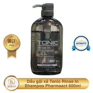 Dầu gội xả Tonic Rinse In Shampoo Pharmaact 600ml (Nội địa Nhật)