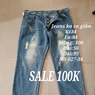 Quần jeans sale 100k