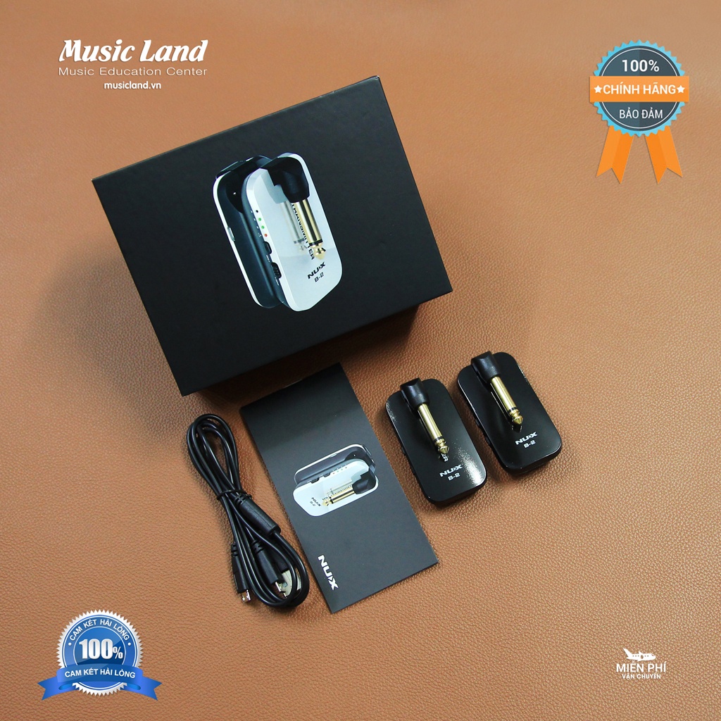 Bộ Kết Nối Đàn Guitar Không Dây Wireless NUX-B2 – Chính Hãng