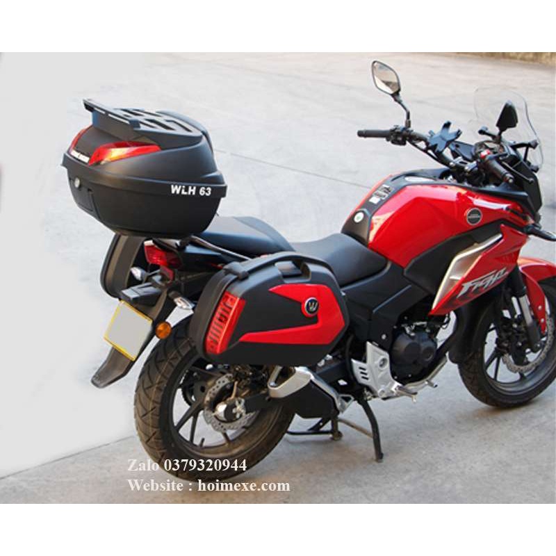 Cặp  Thùng Hông Honda CB190 Givi Sport Đỏ + Bộ Khung Givi