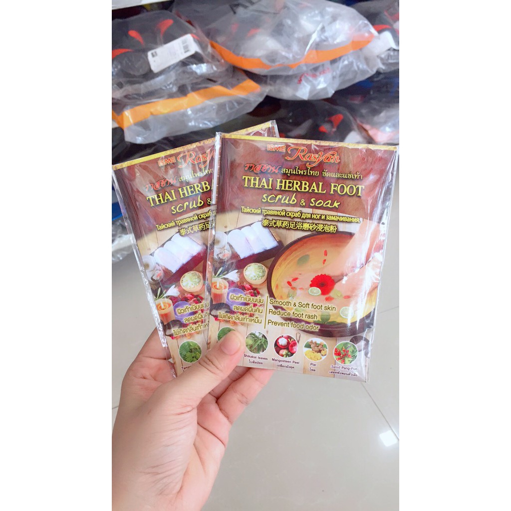 Thảo dược ngâm chân thư giãn thải độc Thái Lan