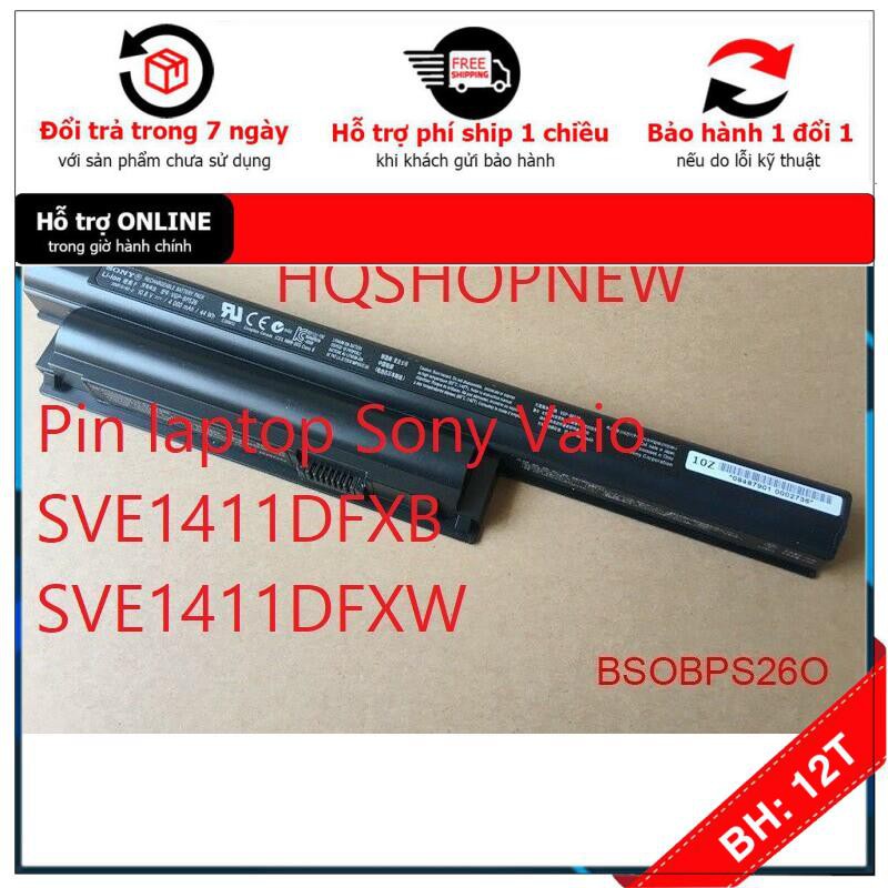 [BH12TH] ⚡[Pin zin] Pin laptop Sony Vaio SVE1411DFXB SVE1411DFXW