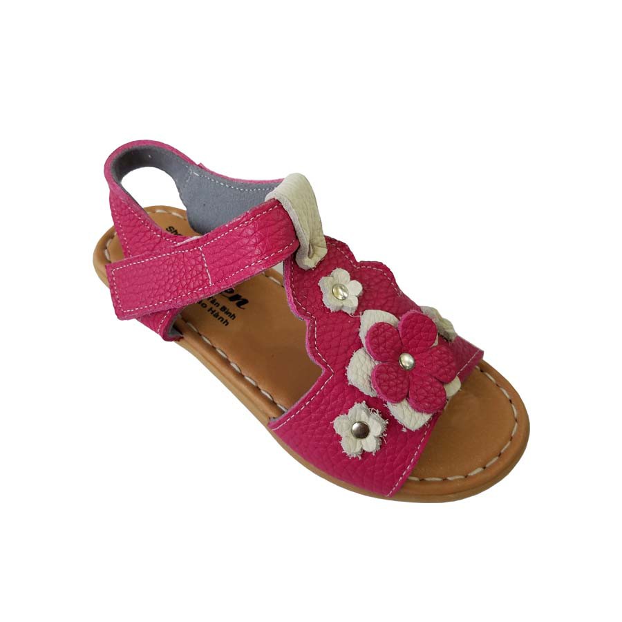 Giày Sandal Bé Gái Da Bò BIGBEN Cao Cấp SDBG5