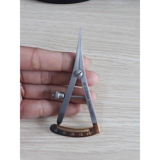 Compa cán vàng đo mắt, chân mày trong thẩm mỹ