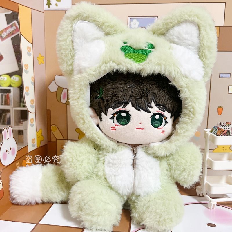 Bộ đồ liền gấu mèo dudu meow cho doll 20cm dễ thương doll outfit