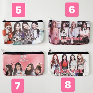Bóp dẹp đựng bút viết in hình nhóm nhạc kpop Blackpink