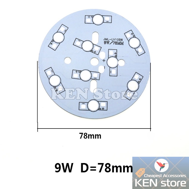 Đế tản nhiệt, pcb gắn chip led luxeon 1W - 18W