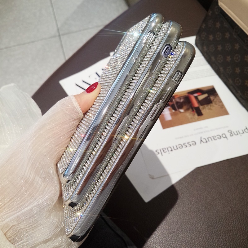 Ốp Điện Thoại Cứng Mạ Điện Chống Sốc Cho iphone 15 14 13 12 11 pro max xs xr x 8 7 6 6s plus + se 2020