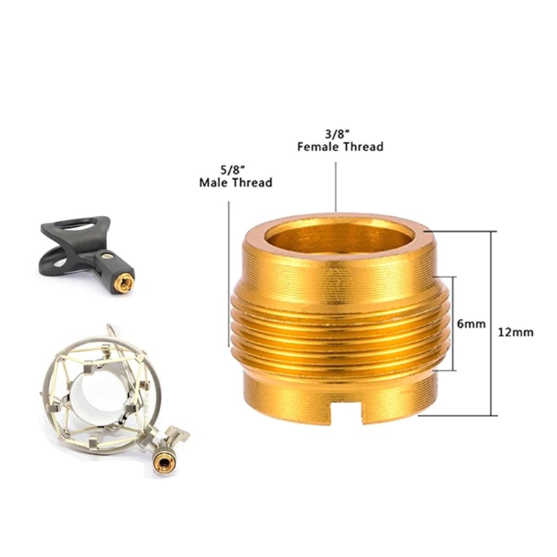 Bộ Ốc Vít + Giá Đỡ + Vòng Nối Micro Bang 10Pieces 3 8 Female Sang 5 8 Male Cho Micro 3 8 Female Sang 5 8 Male
