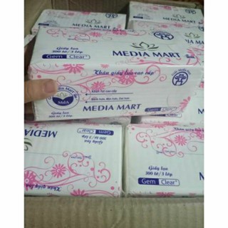 4 gói giấy rút siêu mịn.dai.ko bụi.MEDIA MARD