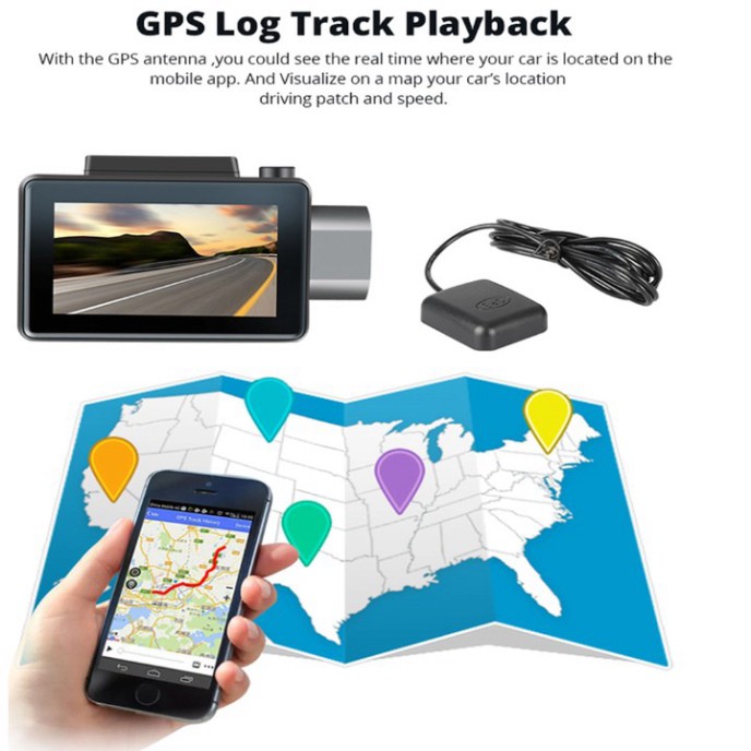 Sản Phẩm Camera hành trình thương hiệu cao cấp Phisung Android K11 4G, Wifi, 3 inch - Kết nối điện thoại thông minh | BigBuy360 - bigbuy360.vn