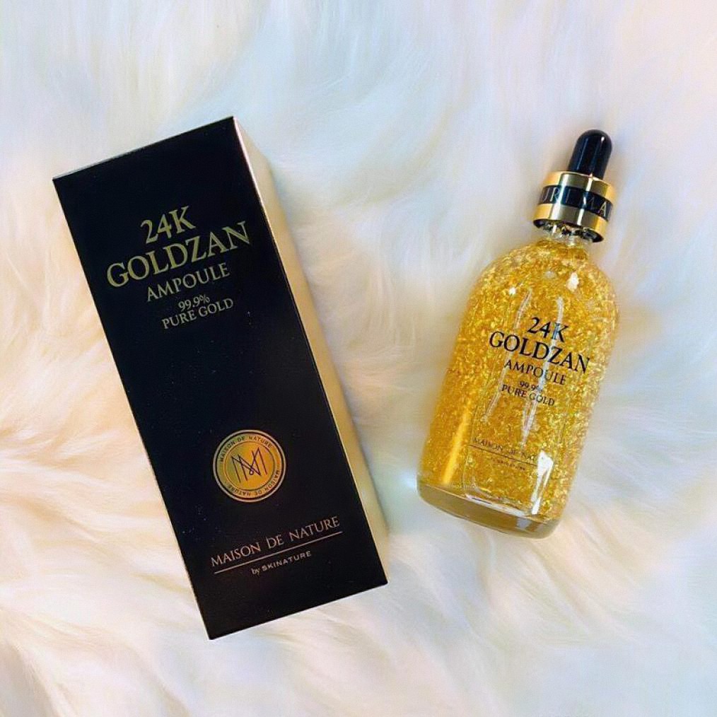 Tinh Chất 24k Goldzan Ampoule 99.9% Pure Gold - CẢI THIỆN THÂM NÁM LÂU NĂM