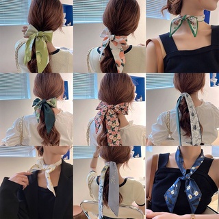 🎀 Khăn buộc tóc, quàng cổ, quấn túi bằng lụa phong cách cổ điển