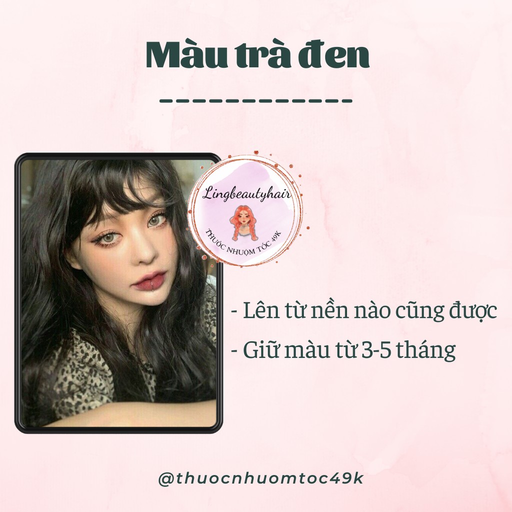 Thuốc nhuộm tóc màu TRÀ ĐEN