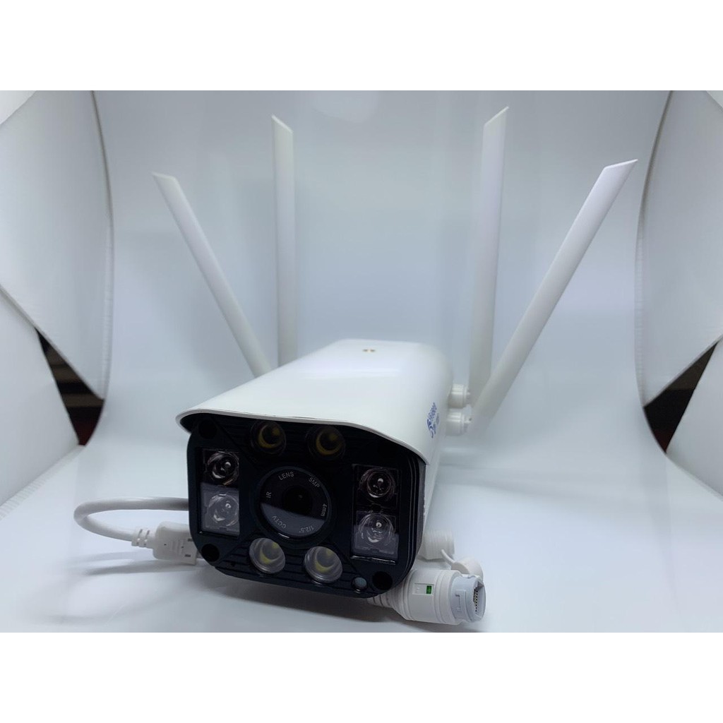Camera IP Yoosee ngoài trời 4 Râu 3.0 Mpx XEM ĐÊM CÓ MÀU SIÊU NÉT | BigBuy360 - bigbuy360.vn