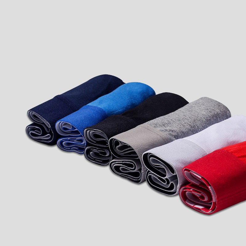 ORLVS Quần Lót Boxer Cotton Thoáng Khí 6 Màu Thoải Mái Cho Nam Ad125