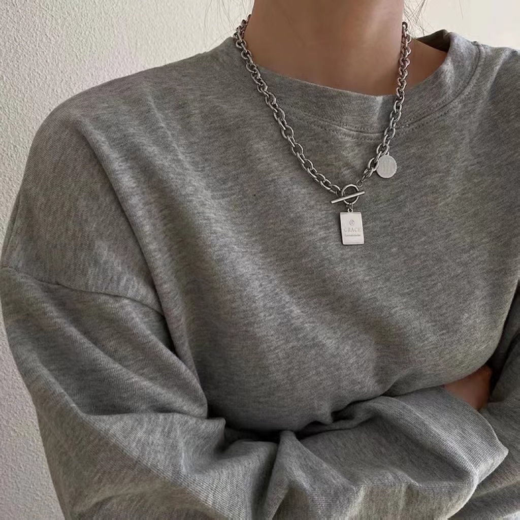 Dây Chuyền Thép Titan Phong Cách Hip-Hop Thời Trang Cá Tính