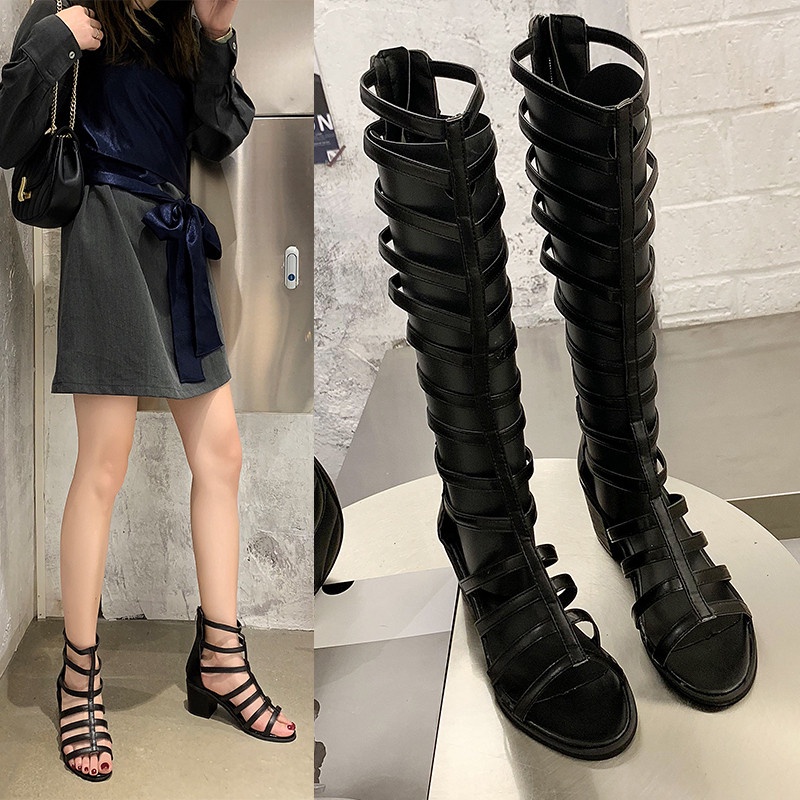 Sandal nữ chiến binh đế vuông 6 phân 2 loại