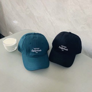 Sản Phẩm Papaya / Mũ Lưỡi Trai Thêu Chữ Tiếng Anh Đơn Giản Màu Xanh Dương / Trắng Hàn Quốc Dễ Phối Đồ Hợp Thời Trang Cho Cặp Đô