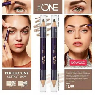 (hàng Mới Về) Bút Chì Kẻ Lông Mày Chính Hãng The One Duo