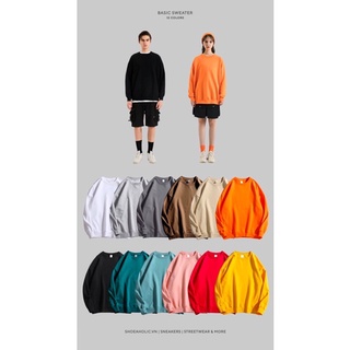 Áo Sweater Basic Trơn Các Màu