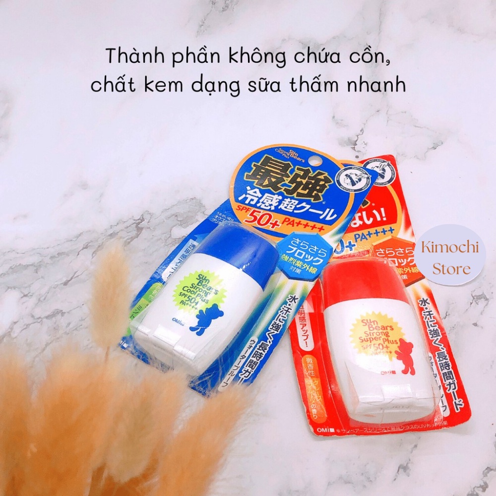 Kem Chống Nắng Omi Sun Bears Kimochi Store
