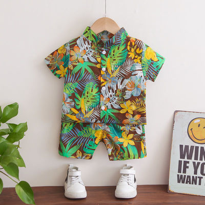 Set Áo Thun Tay Ngắn &amp; Quần Short Cho Bé