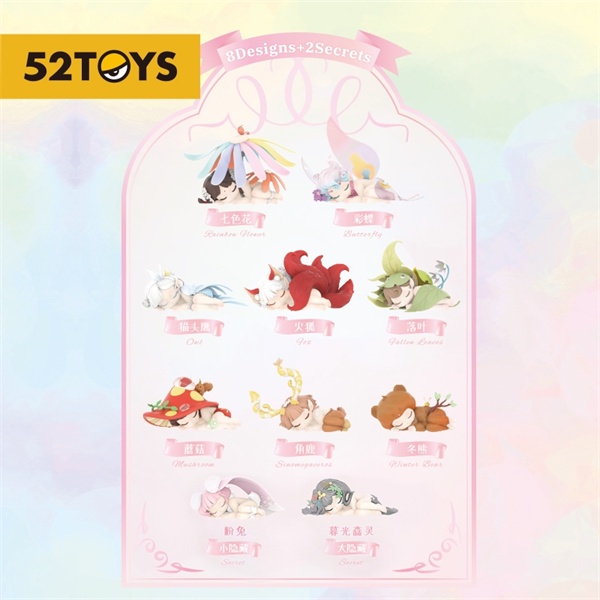 ★Hgtoys★Set 52 Mô Hình Búp Bê Yêu Tinh Trong Rừng Tự Nhiên Dùng Trang Trí