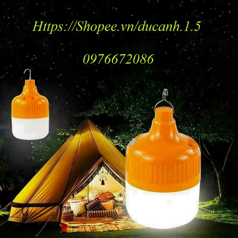 Bóng đèn tích điện 6-8h , loại 100w sạc tích điện không dây, di động