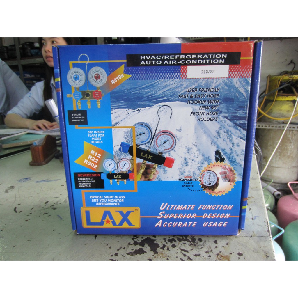 Đồng Hồ Nạp Gas Máy Lạnh LAX R22