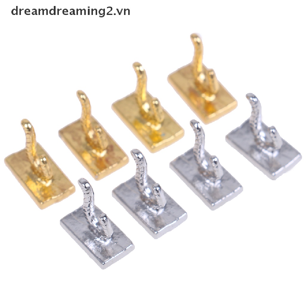 Bộ 4 Móc Treo Áo Khoác Đồ Chơi Cho Nhà Búp Bê