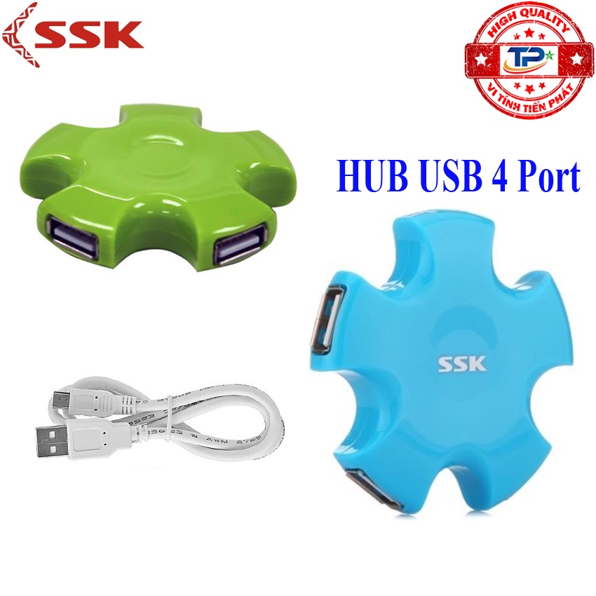 Hub USB 4 cổng chia USB 1 ra 4 SSK SHU024