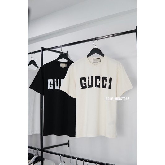 Áo thun Gucci Logo Rách áo thun nam nữ cao cấp