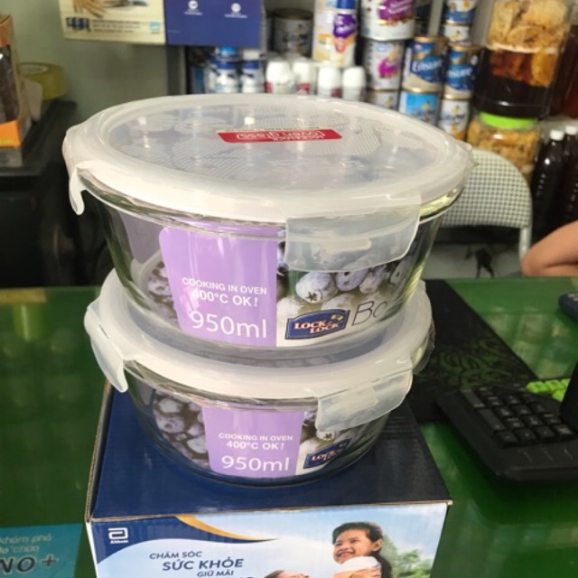 Bộ 2 thố thủy tinh chịu nhiệt