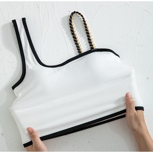 Áo bra lệch vai không gọng có đệm ngực 889 | BigBuy360 - bigbuy360.vn