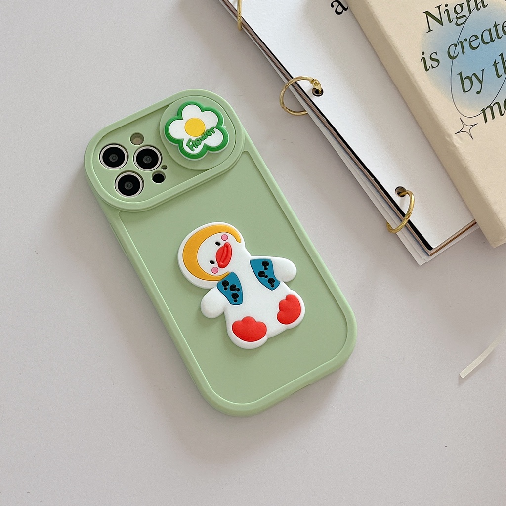 Ốp Lưng DẻO HìNh VịT HoạT HìNh Cho iPhone 14 / 13 / 12PRO MAX / 11 / 13PRO MAX