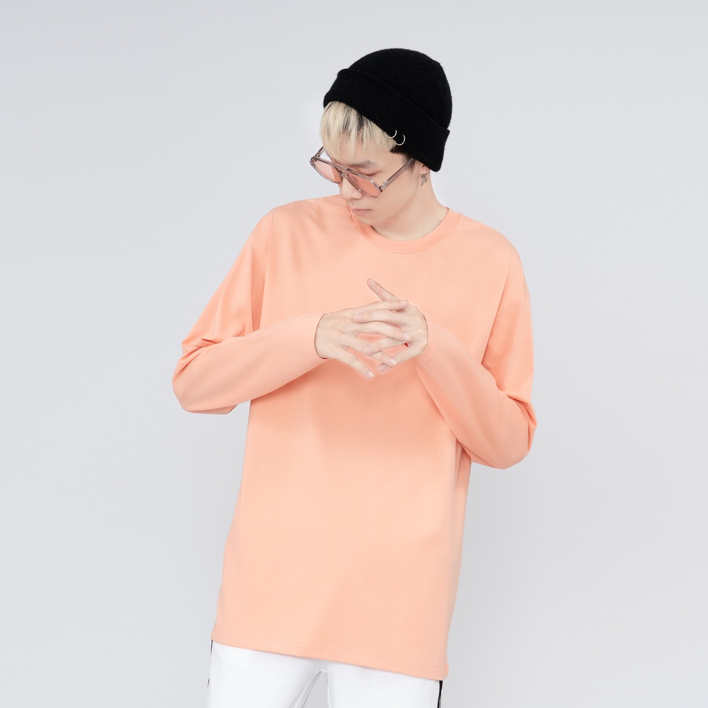 Áo thun DÀI TAY Unisex N7 Basic Tee phông trơn nam nữ lỡ oversize form rộng sweater ulzzang Hàn Quốc