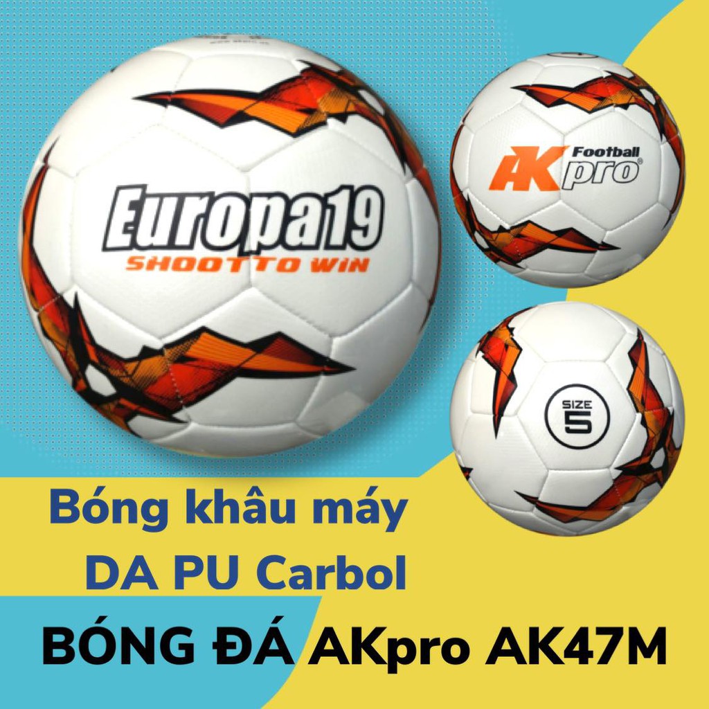 QỦA BÓNG ĐÁ AKPRO EUROPA19 SỐ 4 - Quả bóng đá giá rẻ chất lượng - AIO STORE