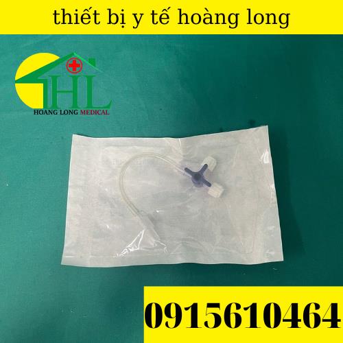 ❤ KHÓA 3 CHIA 3 CHẠC (chạc 3 tiêm) CÓ DÂY NỐI 10cm 25cm Khoá 3 ngã truyền dịch có thêm dây dẫn 10cm 25cm khoá chạc 3 ngã