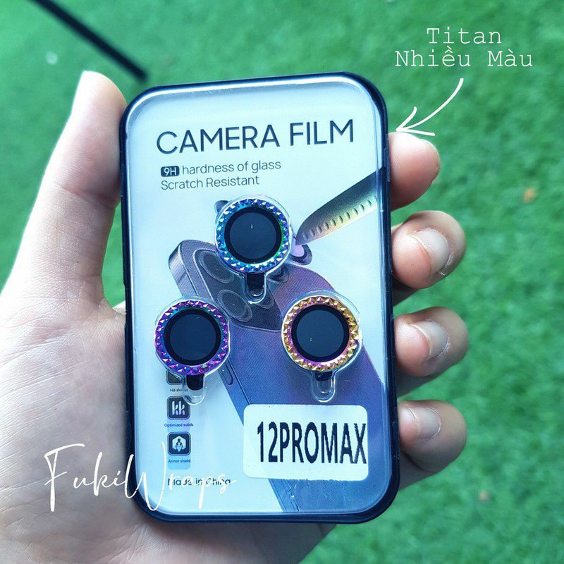 Bộ Kính Camera bảo vệ mắt camera Dành Cho 12 Pro Max 12 Pro, 12 , 11 PRO MAX, 11 Pro FukiShop