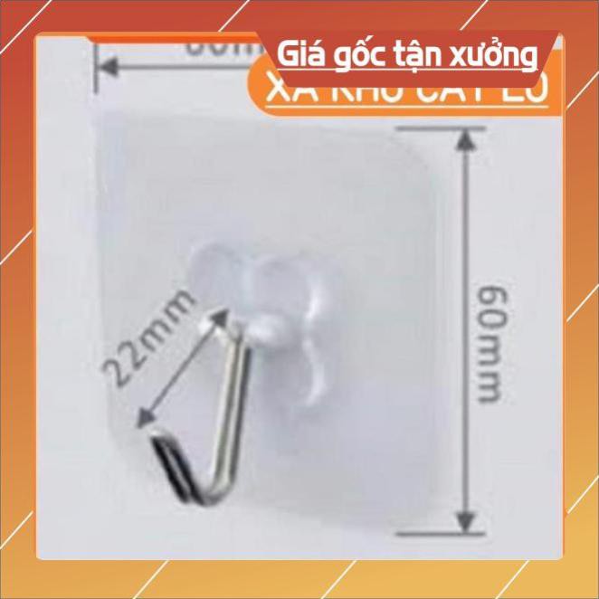 [Chinh Hang] [Thanh Lý] [Xả kho cắt lỗ - giá 1k FreeShip] Móc treo dán tường chịu lực siêu chắc, móc