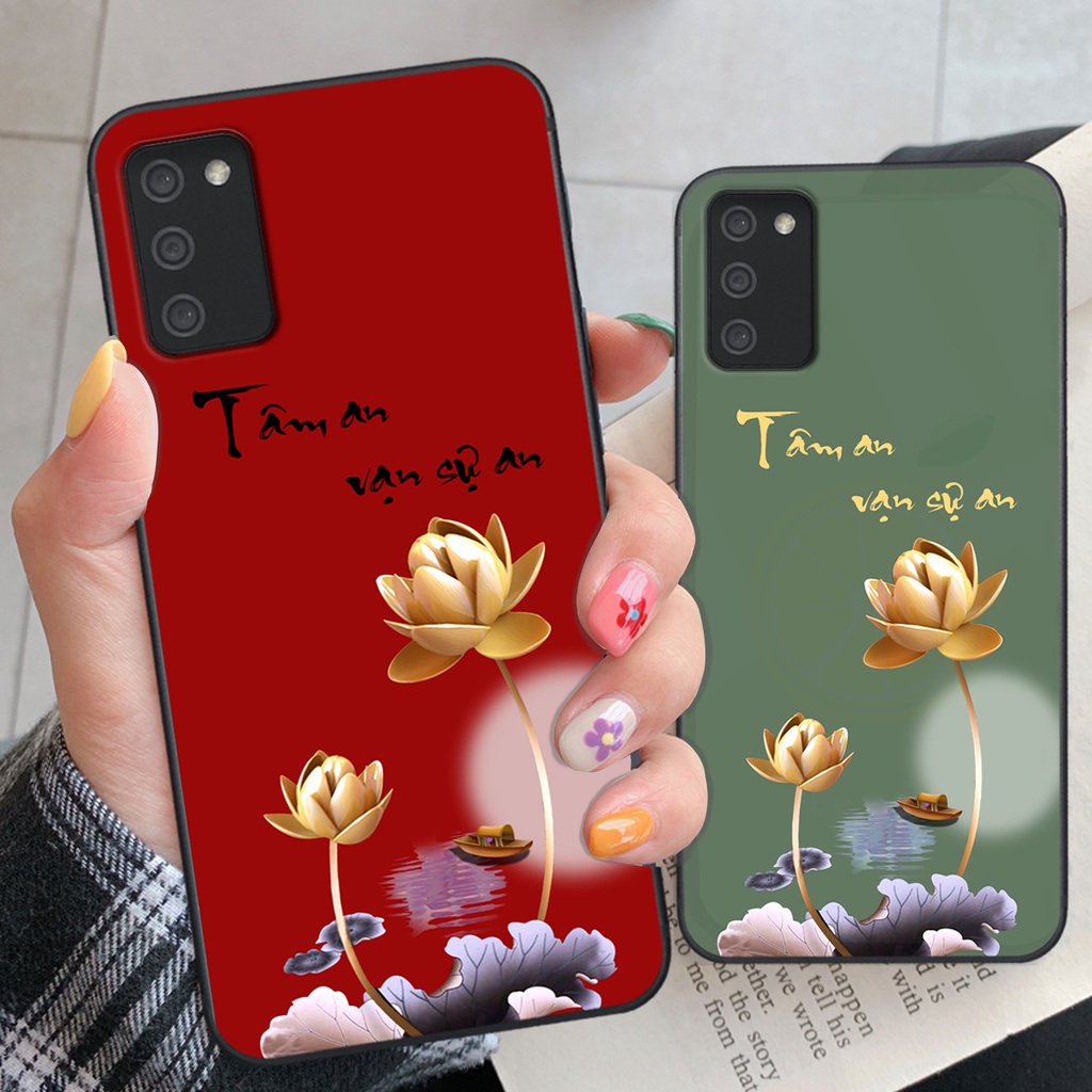 Ốp Samsung A02s / A03s in hình màu Tâm An Vạn Sự An, ốp lưng cao cấp chất lượng