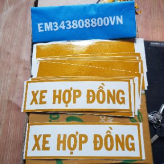 Chữ decal 3m XE HỢP ĐỒNG