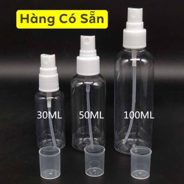 Chai xịt phun sương 100ml ,chiết mỹ phẩm ,chiết nước hoa